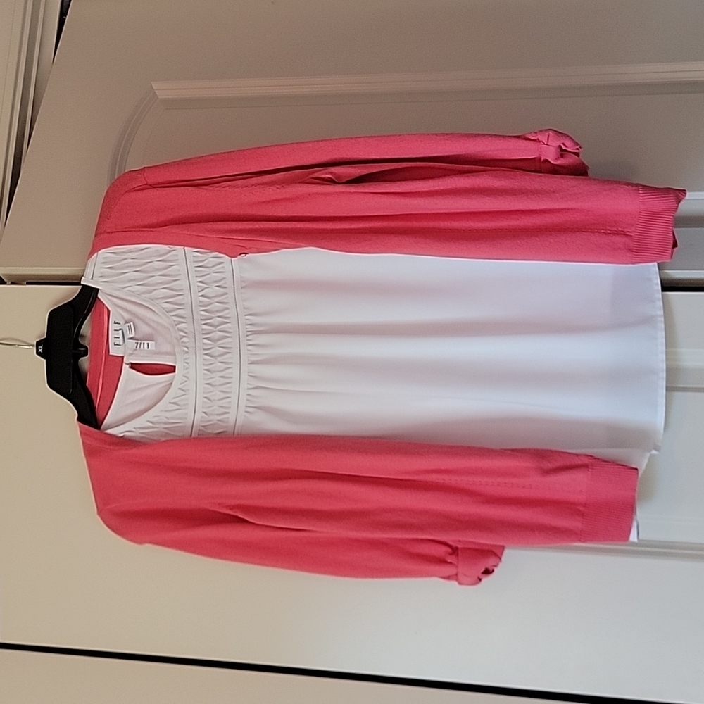 Like new, tank and cardigan set
